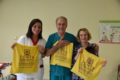 Lo Zonta Club di Asti sostiene le neo mamme con un prezioso service