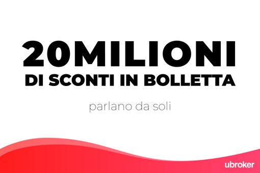 Caro bollette? uBroker le sconta! Caro bollette? uBroker le sconta!