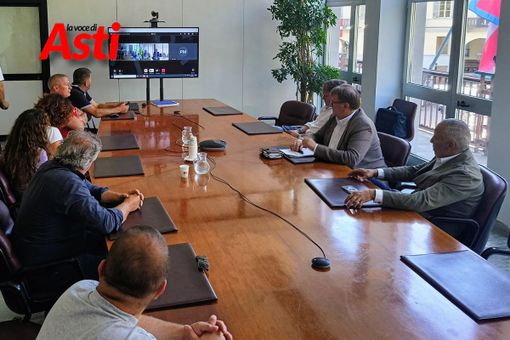 Le immagini dell'incontro di oggi in Provincia Le immagini dell'incontro di oggi in Provincia