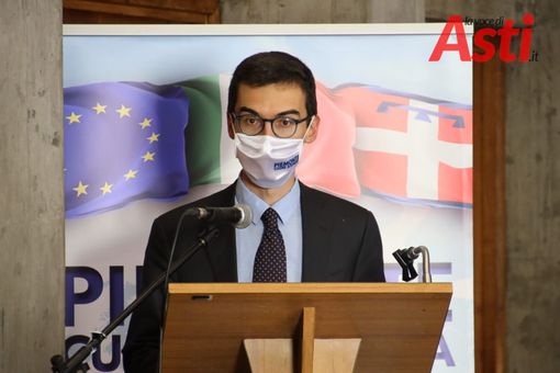 Il presidente Lanfranco durante l'incontro oggi (MerfePhoto)