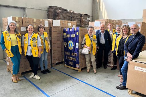 Straordinario successo per il service Lions &quot;Una spesa da... Leoni&quot;