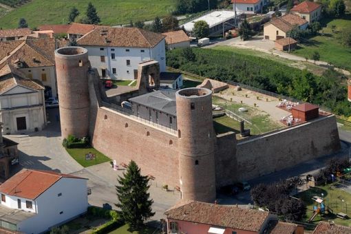 Il paesaggio di Moasca dall'alto Il paesaggio di Moasca dall'alto