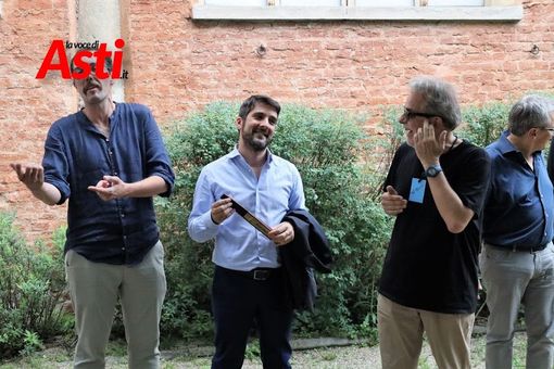 Mario Nosengo e Paride Candelaresi al primo evento di AstiTeatro 2023 Mario Nosengo e Paride Candelaresi al primo evento di AstiTeatro 2023