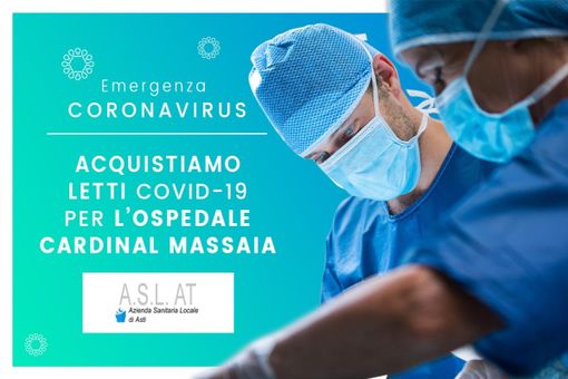 L'ospedale Cardinal Massaia di Asti cerca aiuto per la lotta al Covid-19 L'ospedale Cardinal Massaia di Asti cerca aiuto per la lotta al Covid-19