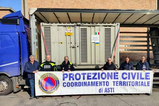 Il Coordinamento di protezione civile di Asti dona un generatore al Sermig Il Coordinamento di protezione civile di Asti dona un generatore al Sermig