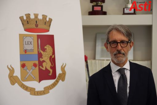 Il Questore di Asti, Sebastiano Salvo, in una foto d'archivio (Ph. Merfephoto)