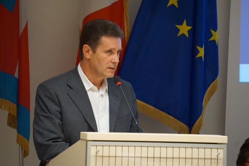 Il sindaco Tasso in un'immagine di repertorio Il sindaco Tasso in un'immagine di repertorio