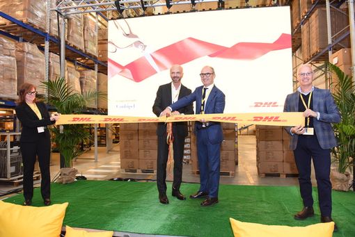 L'inaugurazione delo polo logistico DHL di Coconato nel 2023 L'inaugurazione delo polo logistico DHL di Coconato nel 2023