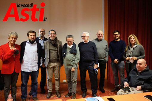 Alcune immagini inerenti la conferenza stampa di presentazione del dottor Crivelli e esponenti dei vari partiti che compongono la coalizione