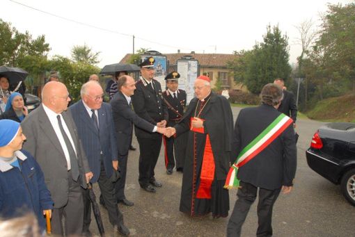 Costigliole, si avvia a conclusione il restauro della chiesa di San Carlo: decisivo il contributo del cardinal Sodano Costigliole, si avvia a conclusione il restauro della chiesa di San Carlo: decisivo il contributo del cardinal Sodano