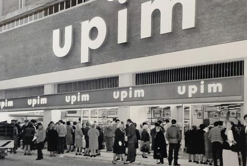 L'Upim in una foto d'epoca
