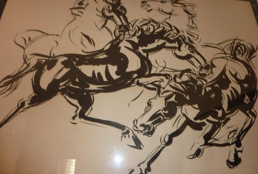 Una delle opere in mostra