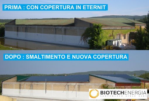 Vuoi rimuovere l'amianto dal tuo tetto senza spese? Con Biotech Energia è possibile!