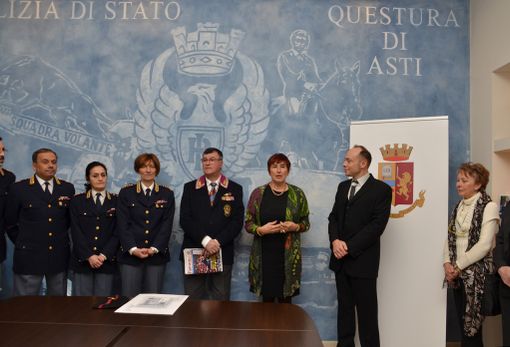 Enrico Iviglia ricevuto dal Questore di Asti