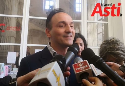 Un immagine d'archivio del presidente Cirio