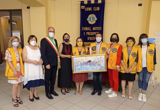 Foto di gruppo evento Lions club Storici, Artisti e Presepisti