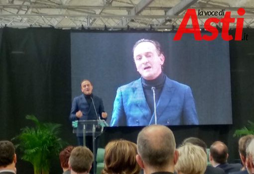 Foto d'archivio con il presidente Cirio ad Asti, ospite dell'Unione Industriali