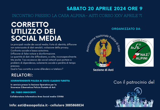 La locandina dell'incontro