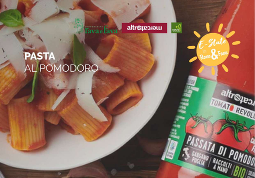 Sabato in casa Rava e Fava si conosce la tradizione, con pasta e pomodoro Sabato in casa Rava e Fava si conosce la tradizione, con pasta e pomodoro