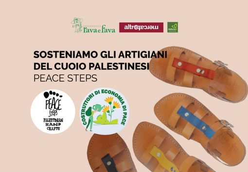 L'estate arriva prima alla Rava e Fava di Asti. Ritorna la Palestina e i sandali degli artigiani di Hebron in cuoio