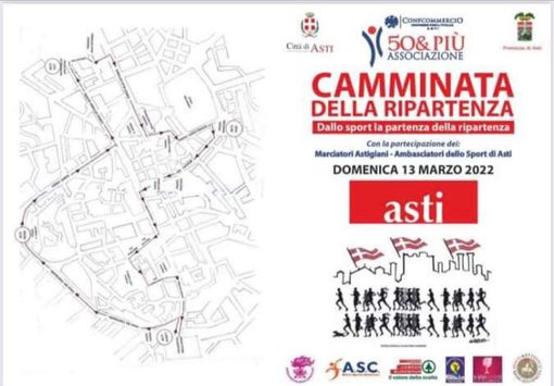 Ad Asti 'Camminata della ripartenza' con i marciatori astigiani e gli ambasciatori dello sport Ad Asti 'Camminata della ripartenza' con i marciatori astigiani e gli ambasciatori dello sport