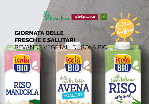 Primo appuntamento per E-State in Rava &amp; Fava. Focus sulle bevande vegetali