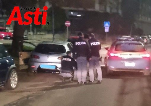 Un'immagine dell'arresto Un'immagine dell'arresto