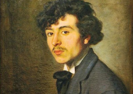 Ritratto di un giovane Giuseppe Manzone opera del 1908 di Paolo Arri Ritratto di un giovane Giuseppe Manzone opera del 1908 di Paolo Arri