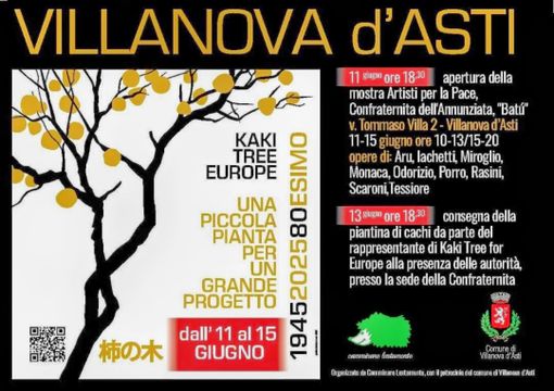 Villanova d’Asti, un evento che unisce l’arte e il ricordo del disastro atomico che ha colpito Nagasaki, ma non solo