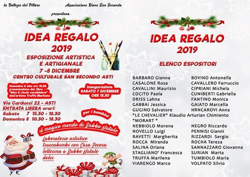 Arte, artigianato e divertimento vi aspettano al Centro culturale San Secondo Arte, artigianato e divertimento vi aspettano al Centro culturale San Secondo