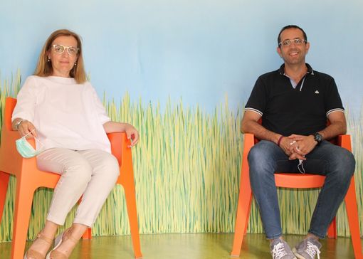 Maura Robba, direttore del Cogesa, con Roberto Giolito, dirigente del Comune di Asti