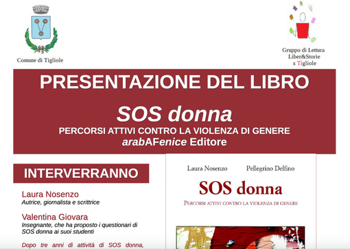 Tigliole sfoglia il libro di SOS donna contro la violenza di genere