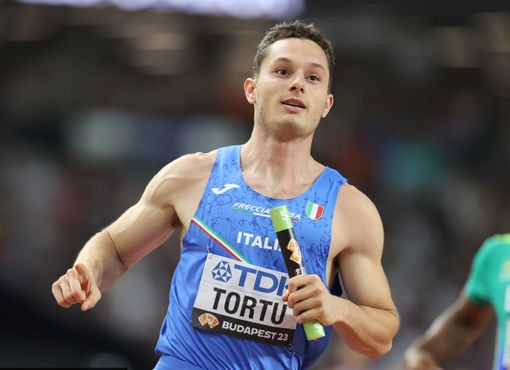 Gli azzurri Filippo Tortu e Samuele Ceccarelli