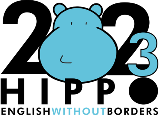 Il logo delle Hippo &quot;English Without Borders&quot; Olympiad