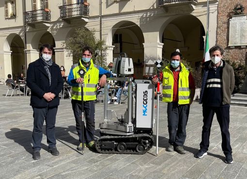Nizza Monferrato riqualifica il centro storico grazie a un prototipo robotico a tecnologia laser scanner