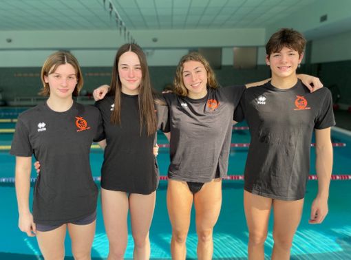 I quattro atleti della ValleBelbo Sport impegnati ai Criteria