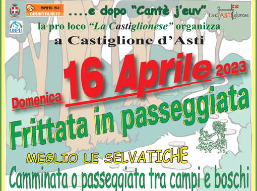 A Castiglione d'Asti la tradizionale "Frittata in passeggiata" A Castiglione d'Asti la tradizionale "Frittata in passeggiata"