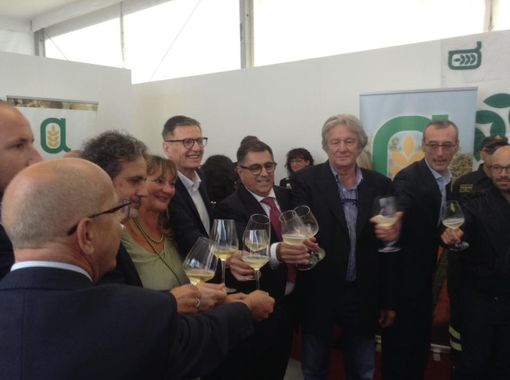 Il brindisi di inaugurazione della Douja d'Or 2019 presso lo spazio "I Sapori del Territorio" Il brindisi di inaugurazione della Douja d'Or 2019 presso lo spazio "I Sapori del Territorio"