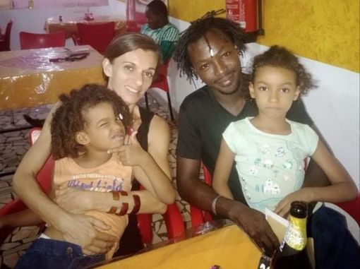 Silvia Ferraris con la famiglia