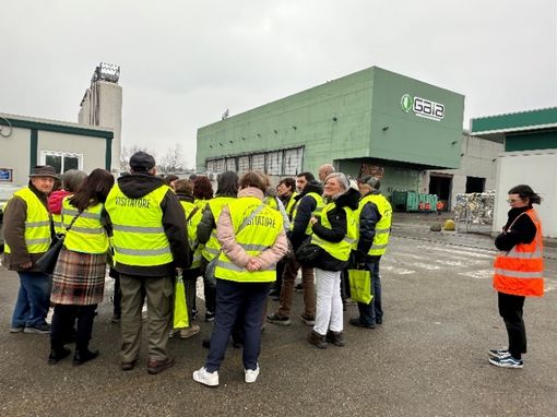I gruppi in visita al Polo di trattamento rifiuti ad Asti I gruppi in visita al Polo di trattamento rifiuti ad Asti