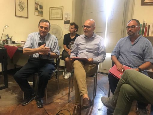 Un momento della conferenza stampa di presentazione del festival Un momento della conferenza stampa di presentazione del festival