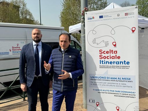 Il presidente Cirio e l'assessore Marrone