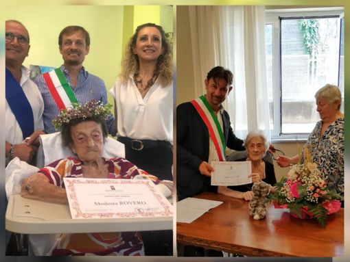 Modesta Rovero (a sx) e Anna Latini (a dx) Modesta Rovero (a sx) e Anna Latini (a dx)