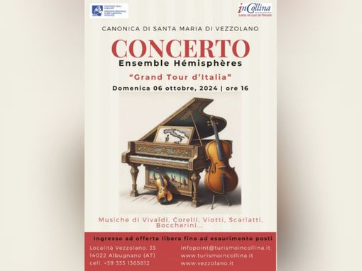 A Vezzolano andrà in scena un viaggio musicale nel cuore dell'Italia barocca A Vezzolano andrà in scena un viaggio musicale nel cuore dell'Italia barocca