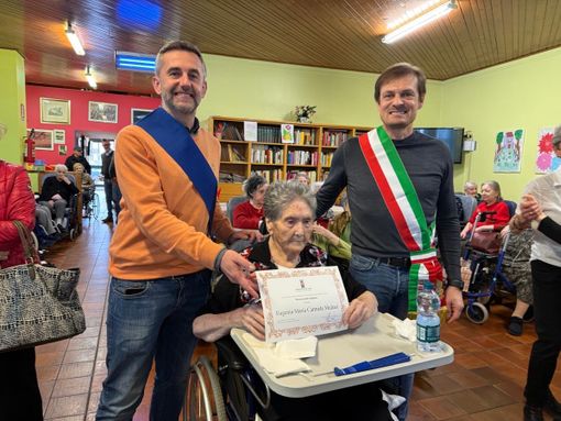 Festa a Mongardino per i cento anni di Eugenia Multari