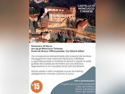 Moncucco Torinese: trekking tra colline, il castello e sapori tipici Moncucco Torinese: trekking tra colline, il castello e sapori tipici