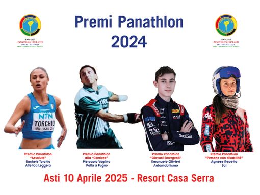 A Casa Serra si premiano gli sportivi astigiani con la 35esima edizione dei Premi Panathlon A Casa Serra si premiano gli sportivi astigiani con la 35esima edizione dei Premi Panathlon