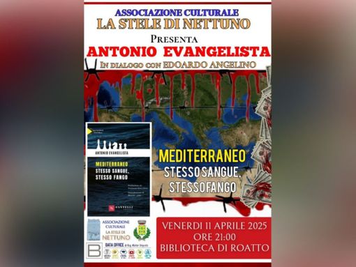 La locandina dell'incontro in programma a Roatto