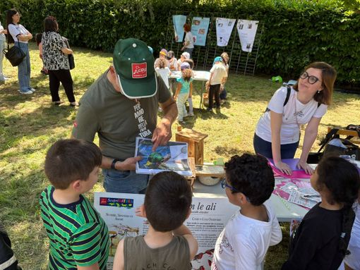 Immagini di alcuni momenti del pomeriggio di giochi e divertimento