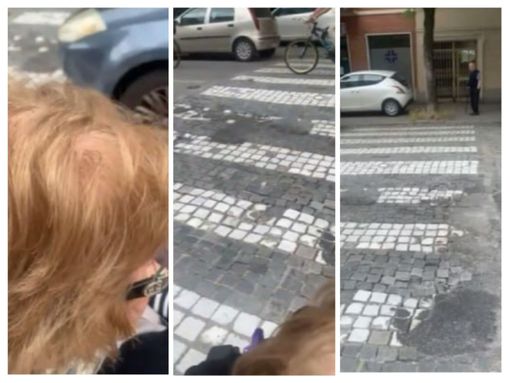 "Sistemate quell'attraversamento: finisce contro un albero e per noi disabili è un problema enorme!"